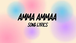 Amma Amma Full Song(𝑳𝒚𝒓𝒊𝒄𝒔) II Raghuvaran B Tech Movie II Dhanush, Amala Paul