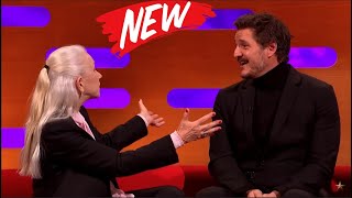The Graham Norton  2023  🅽🅴🆆 - Helen Mirren and Pedro Pascal practice the art of the 'swerve'