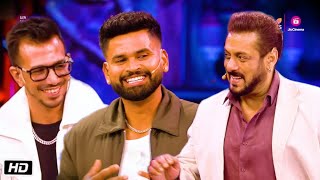 Shreyas Iyer, Yuzvendra Chahal, Shashank Enjoying Dance with Salman Khan in Bigg Boss 18