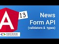 Angular 13: Forms  (new validator methods & types)