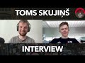 toms skujiņš interview lidl trek strade bianche podium mads pedersen and tour de france 2024