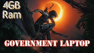 Shadow of The Tomb Raider Government laptop gameplay | amd r4 graphics | 4Gb Ram |512Mb Vram|lag fix