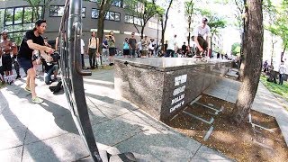 Ethernal Skate Films / Montreal Rollout 2017 \u0026 Best Trick contest @ Peace Park