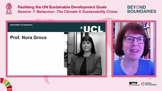UCL Beyond Boundaries Session 7: Behaviour: The Climate & Sustainability Crises – Full Session