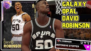 GALAXY OPAL DAVID ROBINSON GAMEPLAY! THIS STAT CHANGE MADE HIM THE BEST CENTER IN NBA 2k19 MyTEAM