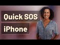 How Do You Quickly Activate SOS Mode on an iPhone?
