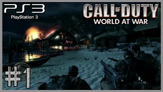 Call Of Duty: World At War (PS3) Walkthrough No Commentary - Part 1