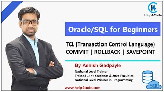 #9 TCL | Transaction Control Language | COMMIT | ROLLBACK | SAVEPOINT | Oracle/SQL Tutorials