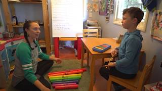 Katie and Lucien play Boom Wackers and Xylophone in unison