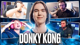 PRO PLAYERS & STRS REACT TO DONK EPIC PLAYS!