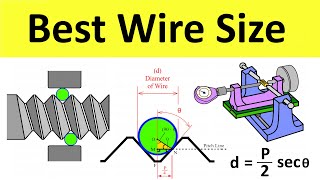 Best Wire Size in Screw Thread Measurement | Metrology and Quality Control | Shubham Kola