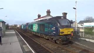 68002 and 68033 Pull out of the Valley Nuclear Sidings