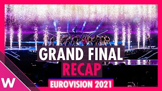 Eurovision 2021: Grand Final Recap as seen from the audience (All 26 songs)