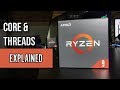 What is a core/thread in a processor and what does it mean?