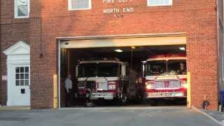 Eastchester FD Tower Ladder 17 Responding