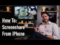 How to | Screenshare to Panasonic TV with iPhone