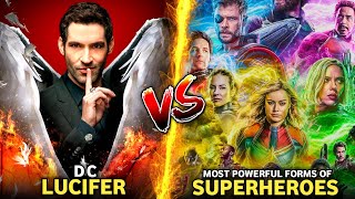 Lucifer Vs Avengers ( Most Powerful Forms)/ Lucifer Vs Marvel Cosmic Beings / Explained in Hindi