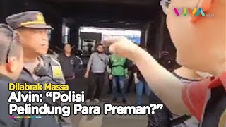 Klarifikasi Polisi Dilabrak Warga Gegara Asyik Ngopi dan Tonton Aksi Preman