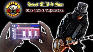 Guns N' Roses 🎸 Sweet Child O' Mine || Real guitar Cover ➕  Lirik & Terjemahan
