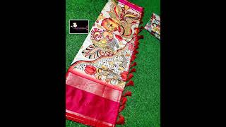 Handpicked inspired pencil kalamkari digital print sarees 1850+$