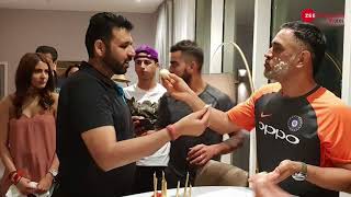 MS Dhoni Turns 37 celebrates birthday with family and teammates
