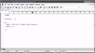 Beginner PHP Tutorial 26 - do while Loop