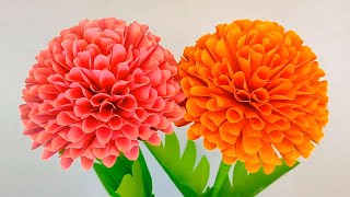 DIY Paper Flower Making Easy For Home Decoration | Flowers