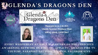 Glenda's Dragons Den with guest, David Starr