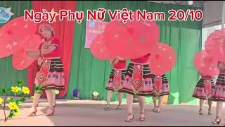 ngày phụ nữ Việt Nam 20-10-2024 múa vấn vương chợ tình