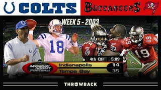 Peyton's MNF Miracle Comeback! (Colts vs. Buccaneers 2003, Week 5)