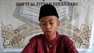 Tasmi' al Qur'an Juz 30 oleh ananda Hasbi Yahya Muazzam kelas VII A Ja'far Ash Saqid