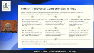 CCEFinland Phenomenon Based Learning PhBL