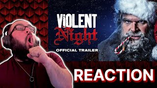 BLOODY SANTA?! LETS GO! | Violent Night - Official Trailer Starring David Harbour (REACTION)