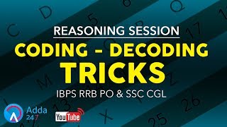 IBPS RRB PO & SSC CGL | Coding Decoding Tricks | Reasoning | Online Coaching for SBI IBPS Bank PO