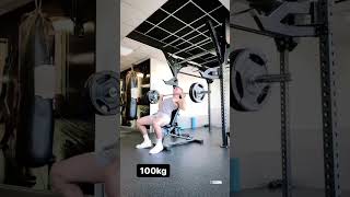 Aleks Fidurski - 100KG Overhead Press