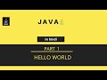 Java Hello World Program |  How to run & compile Java First Program