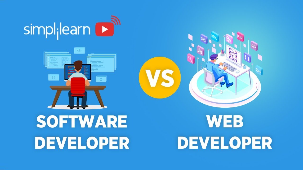 Software Developer Vs Web Developer | Difference Web Developer ...