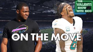 NFL Free Agents On The Move | The Valenti Show with Rico