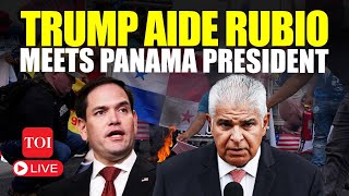 US Panama LIVE: Trump Aide Rubio Holds Talks With Panama President Jose Raul Mulino