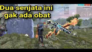 Pakai dua Senjata ini Auto Boyaah!! - FREE FIRE BATTLEGROUND