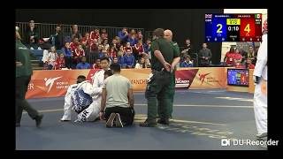 LUTALO MOHAMAD TEAM GBR OVER 87kg MANCHESTER TAEKWONDO Fight GRAND PRIX VS MEXICO