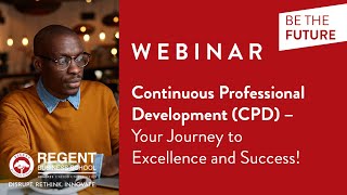 Webinar - Continuous Professional Development (CPD)