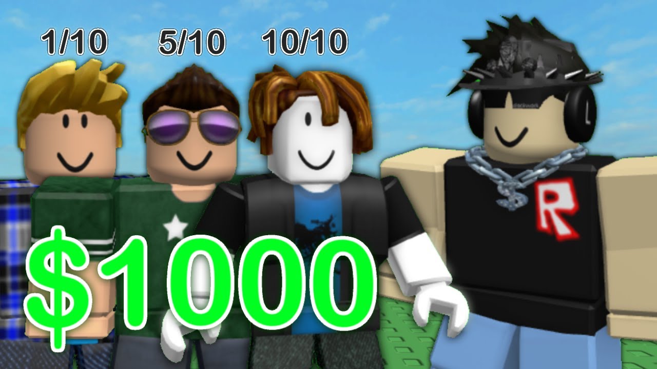 Roblox Fashion Show For $1000 ROBUX - YouTube