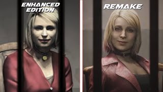 Silent Hill 2 - Maria Labyrinth Jail Cell Full Scene Comparison [Enhanced Edition vs Remake]