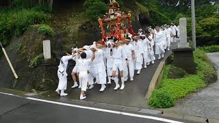 20190701－103波左間諏訪神社祭礼神輿渡御