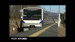 ＪＲ水戸線　2021/01/01　普通列車