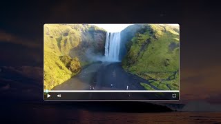 How to Make a VIDEO PLAYER using HTML & CSS & Vanilla JavaScript