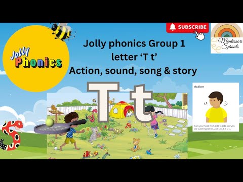 Jolly Phonics Letter T Sound Action Story And Song Youtube