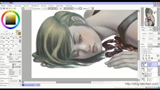 [Periodontitis] Painting Process with Sai + Photoshop