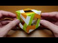 【ユニット折り紙】立方体の折り方【12枚組み くす玉】 modular origami tutorial cube